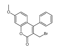 3-(bromomethyl)-7-methoxy-4-phenylchromen-2-one Structure