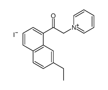 1-(7-ethylnaphthalen-1-yl)-2-pyridin-1-ium-1-ylethanone,iodide Structure