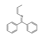1,1-diphenyl-N-prop-1-enylmethanimine结构式