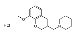 1-[(8-methoxychroman-3-yl)methyl]piperidine hydrochloride结构式
