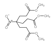 4-(3-甲氧基-3-氧代丙基)-4-硝基庚二酸二甲酯结构式
