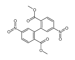 dimethyl 5,5'-dinitrodiphenyl-2,2'-dicarboxylate结构式