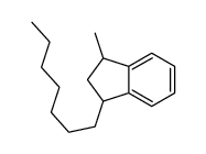 1-heptyl-3-methyl-2,3-dihydro-1H-indene Structure