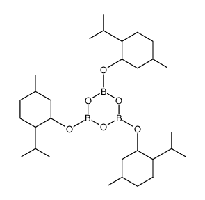 tris(1-menthyloxy)boroxin结构式
