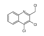 3,4-dichloro-2-chloromethyl-quinoline Structure