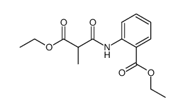 2-carboethoxyanilide monoethyl ester of methylmalonic acid Structure