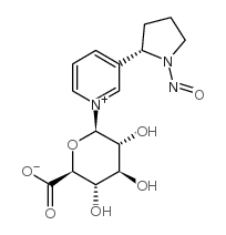 N'-Nitrosonornicotine-N-b-D-glucuronide structure