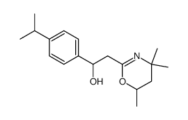 1-(4-isopropylphenyl)-2-(4,4,6-trimethyl-5,6-dihydro-4H-1,3-oxazin-2-yl)ethan-1-ol Structure