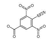 4-carboxy-2,6-dinitrobenzenediazonium Structure