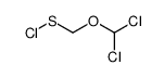 dichloromethoxymethyl thiohypochlorite Structure