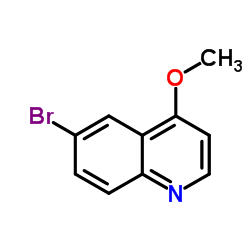 6-溴-4-甲氧基喹啉结构式