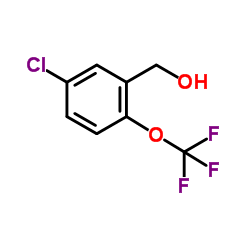 [5-Chloro-2-(trifluoromethoxy)phenyl]methanol Structure
