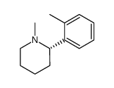 (R)-(+)-1-methyl-2-(2-tolyl)piperidine结构式