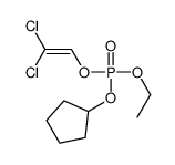 cyclopentyl 2,2-dichloroethenyl ethyl phosphate Structure