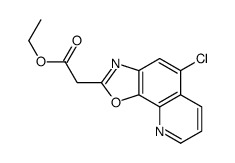 ethyl 2-(5-chloro-[1,3]oxazolo[4,5-h]quinolin-2-yl)acetate Structure