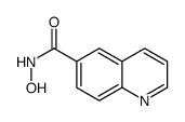 N-hydroxyquinoline-6-carboxamide结构式