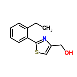 [2-(2-Ethyl-phenyl)-thiazol-4-yl]-methanol Structure