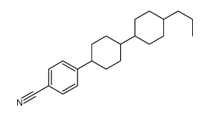 4-[反-4-(反-4-丙基环己基)环己基]苄腈结构式
