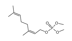 Dimethyl 3,7-dimethylocta-2,6-dienyl-(Z) phosphate结构式