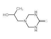 5-(2-hydroxypropyl)-1,3,5-triazinane-2-thione Structure