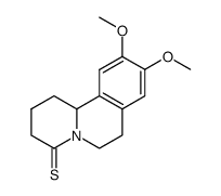 9,10-dimethoxy-1,2,3,6,7,11b-hexahydro-pyrido[2,1-a]isoquinoline-4-thione Structure
