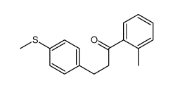 2'-METHYL-2-(4-THIOMETHYLPHENYL)PROPIOPHENONE结构式