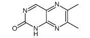 2(1H)-Pteridinone,6,7-dimethyl-(9CI) Structure