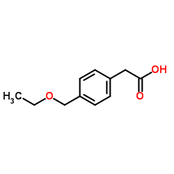 [4-(Ethoxymethyl)phenyl]acetic acid Structure