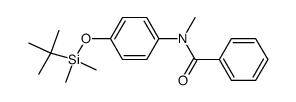 N-(4-((tert-butyldimethylsilyl)oxy)phenyl)-N-methylbenzamide Structure