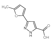 5-(5-甲基-2-呋喃基)-2H-吡唑-3-羧酸结构式