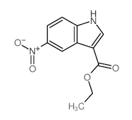 ethyl 5-nitro-1H-indole-3-carboxylate Structure
