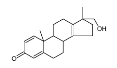 (17β)-17-(Hydroxymethyl)-10,17-dimethylgona-1,4,13-trien-3-one结构式