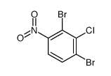 1,3-dibromo-2-chloro-4-nitrobenzene结构式