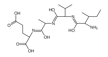 (2S)-2-[[(2S)-2-[[(2S)-2-[[(2S,3S)-2-amino-3-methylpentanoyl]amino]-3-methylbutanoyl]amino]propanoyl]amino]pentanedioic acid Structure