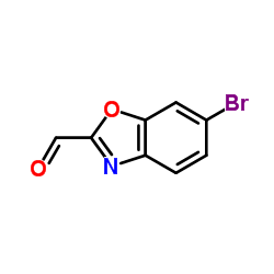 6-溴-苯并噁唑-2-甲醛结构式
