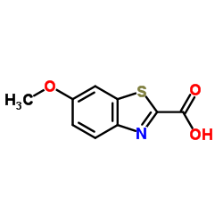 6-甲氧基苯并噻唑-2-羧酸结构式