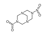3,7-dinitro-1,3,5,7-tetraazabicyclo[3.3.1]nonane结构式