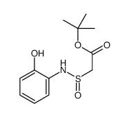 tert-butyl 2-(2-hydroxyphenyl)sulfinamoylacetate结构式