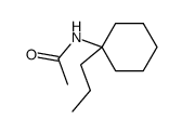 N-(1-propyl-cyclohexyl)-acetamide Structure