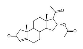 16α-Acetoxy-A-norprogesteron Structure