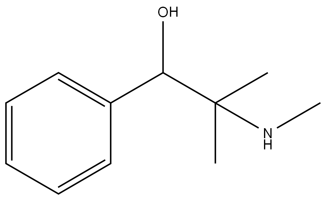 N-Methyl β-Hydroxyl Phentermine结构式