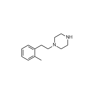 1-(2-甲基苯乙基)哌嗪结构式