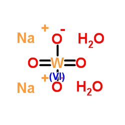 Sodium tungstate dihydrate Structure
