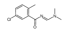 5-chloro-N-((dimethylamino)methylene)-2-methylbenzamide结构式