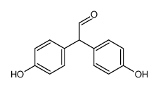 2,2-bis(p-hydroxyphenyl)acetaldehyde Structure