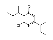 2-chloro-3,6-diisobutylpylpyrazine 4-oxide结构式