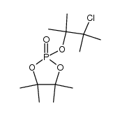 2-β-chloro-2-(1,1,2-trimethylprop-1-yl)oxy-2-oxo-4,4,5,5-tetramethyl-1,3,2-dioxaphospholane Structure