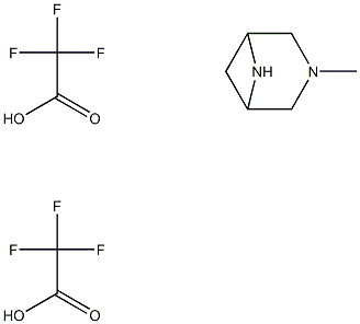 3-Methyl-3,6-diazabicyclo[3.1.1]heptane; bis(trifluoroacetic acid) Structure