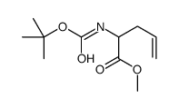 甲基-2-Boc-氨基-4-戊烯酸结构式