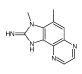 3,4-dimethylimidazo[4,5-f]quinoxalin-2-amine结构式